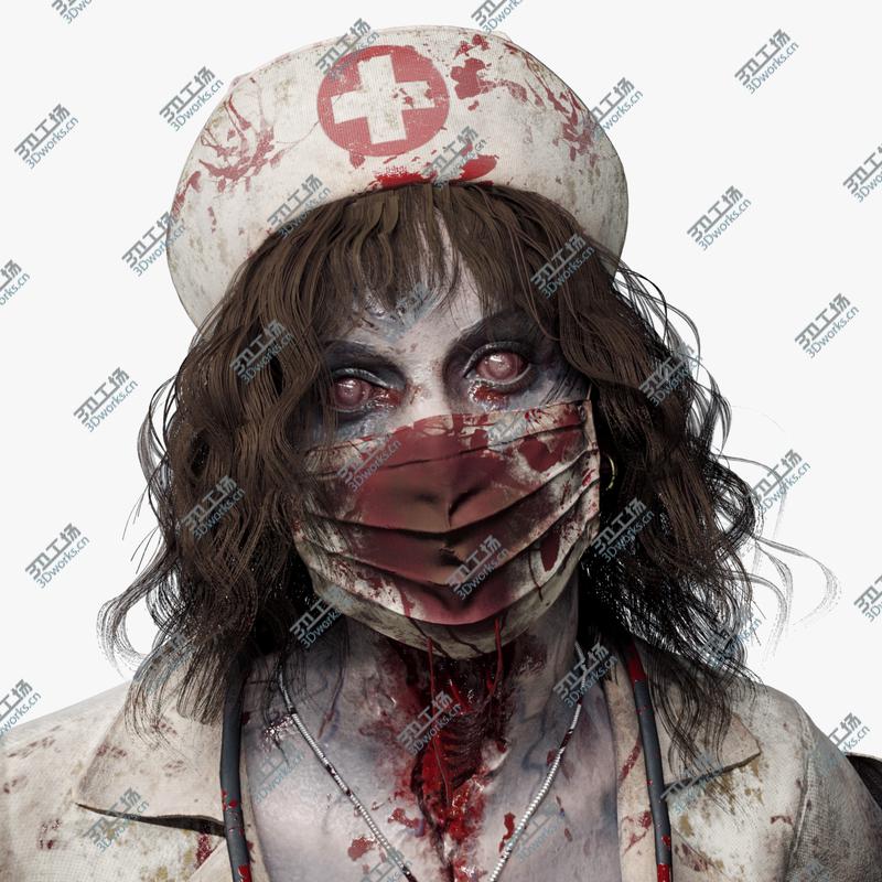 images/goods_img/20210113/3D Character Zombie Nurse PBR Rigged/1.jpg